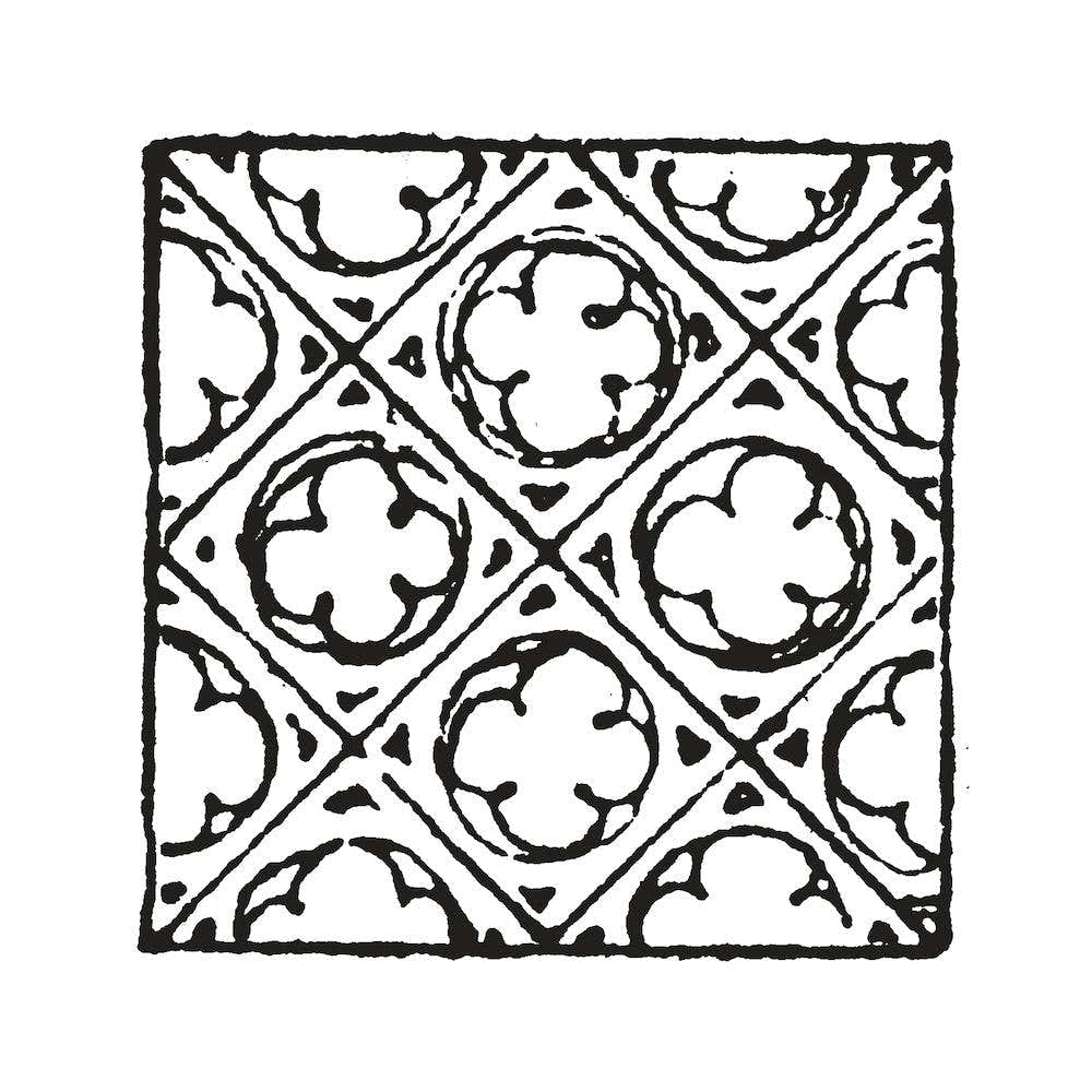 Sketched Boho Tile Art 3