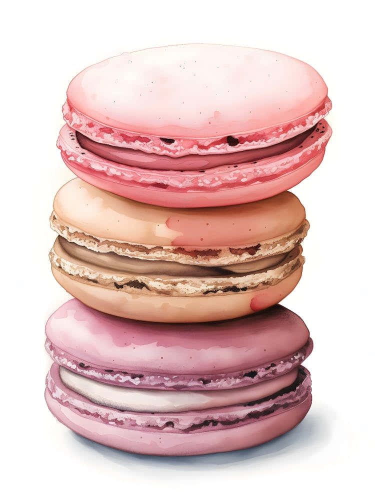 Three Macarons