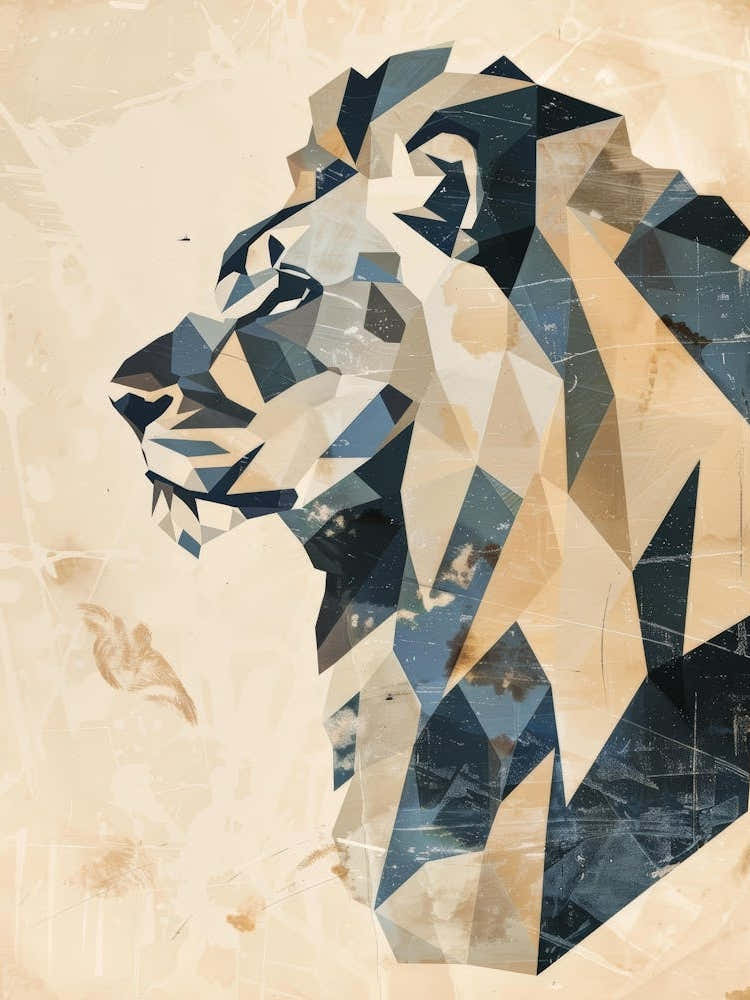 Geometric Lion 1