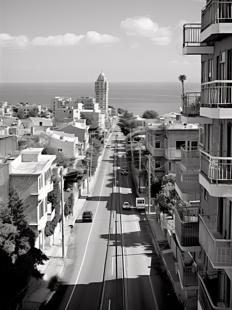 Haifa, Israel, Photography In Black And White 3
