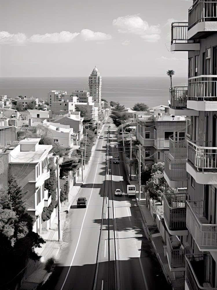 Haifa, Israel, Photography In Black And White 3