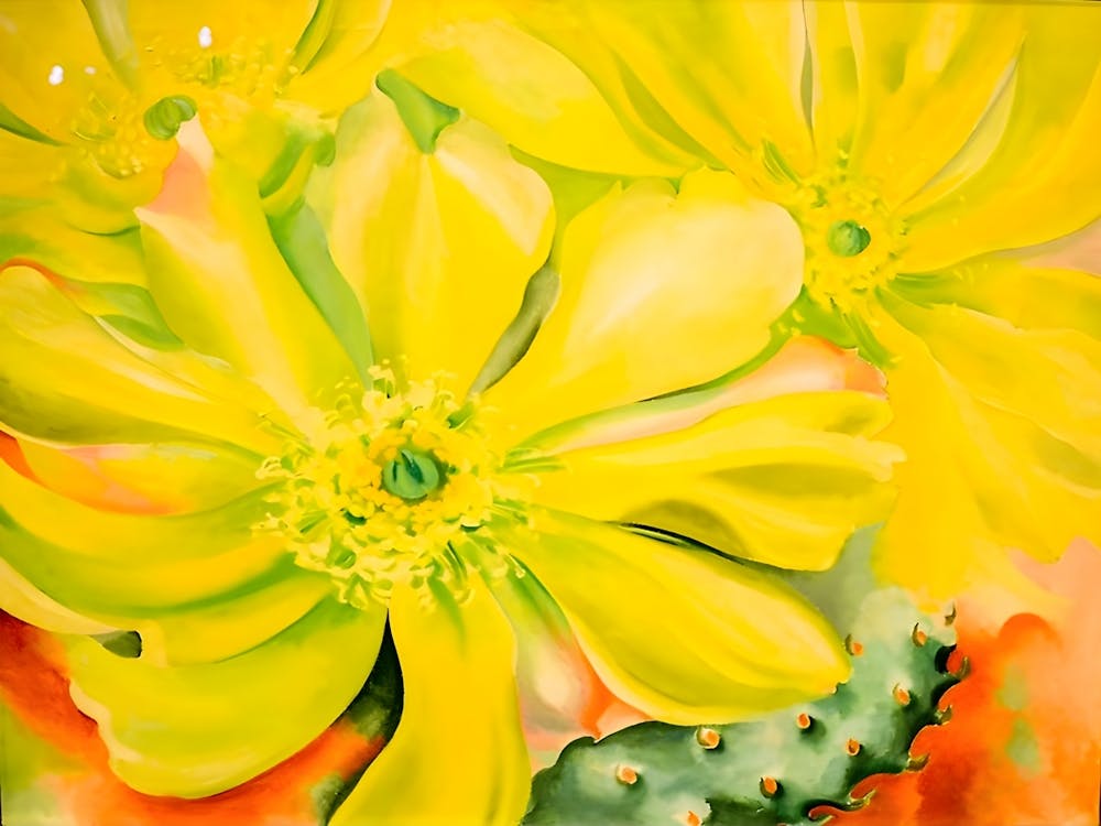 Georgia O'Keeffe- Yellow Cactus, 1935