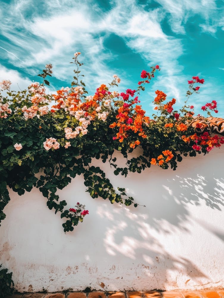 Roses On A Wall