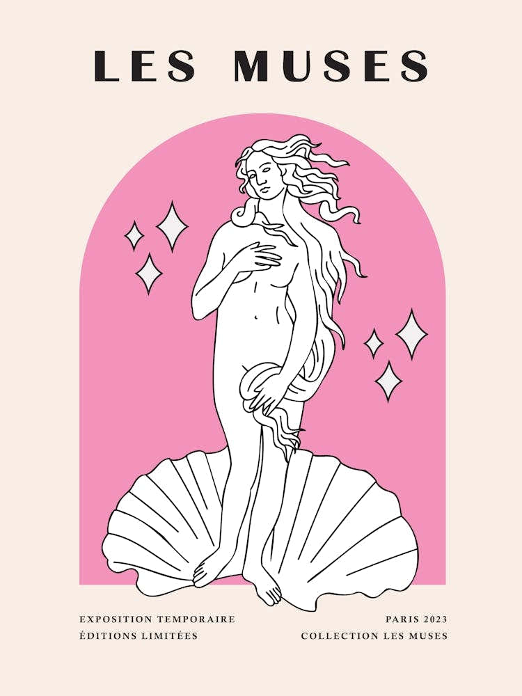 Les Muses Print Pink