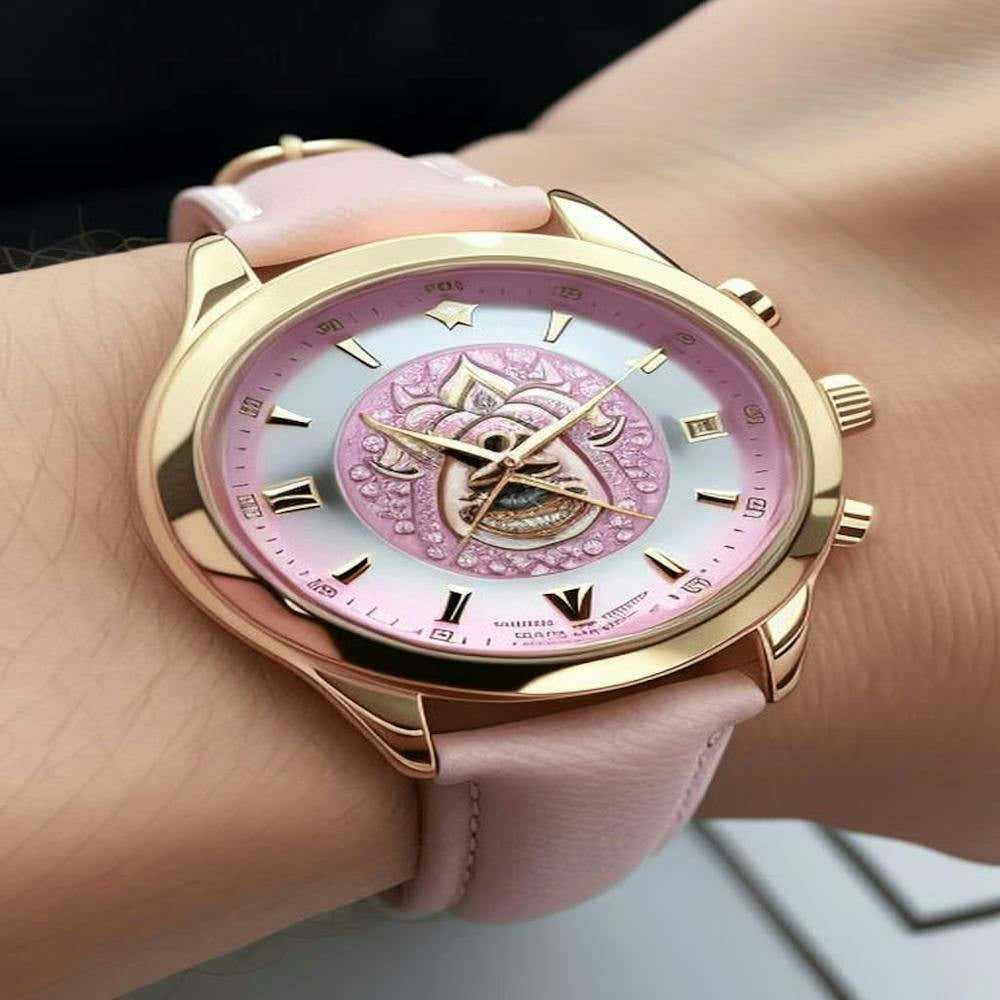 Tiger Temple Star Watch Pink