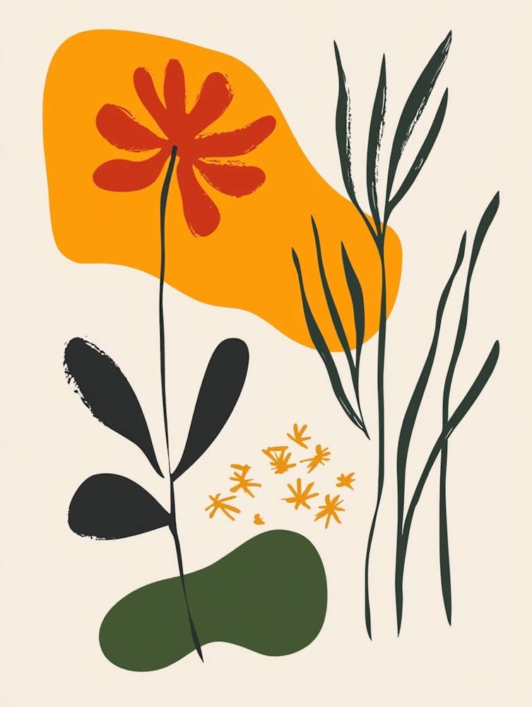 Abstract Floral Painting 41