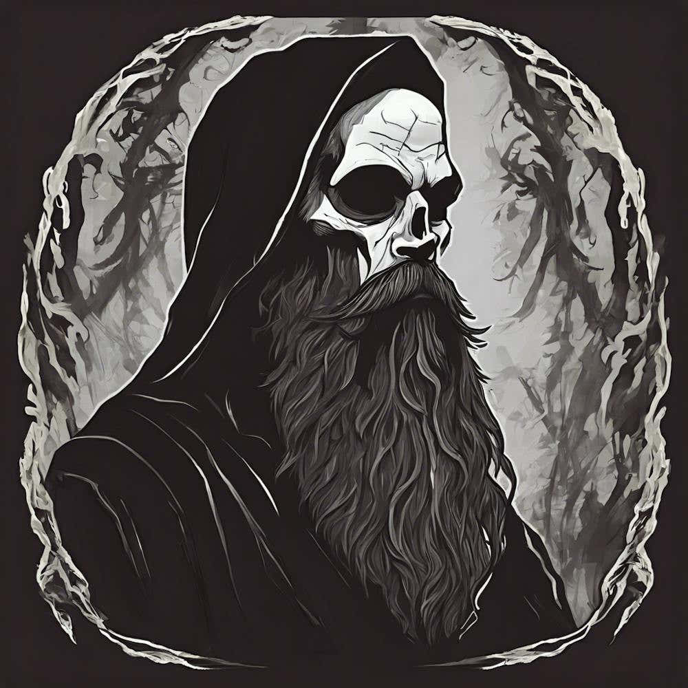 "Embrace the Darkness: A Journey with the Haunted Wanderer"