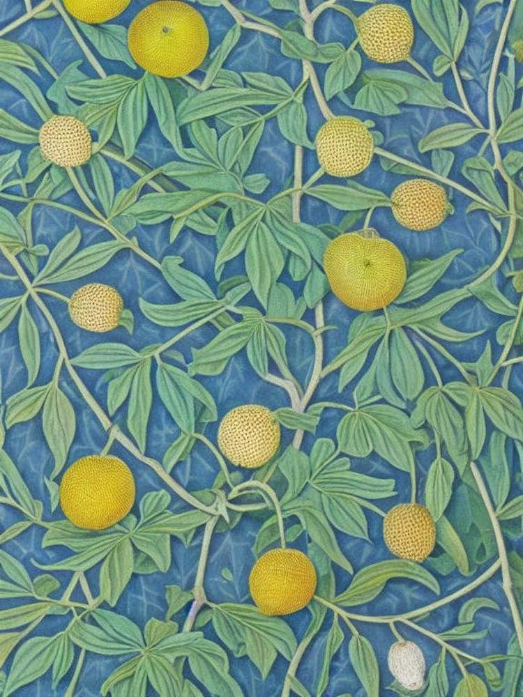 Osage Orange tree Vintage Botanical