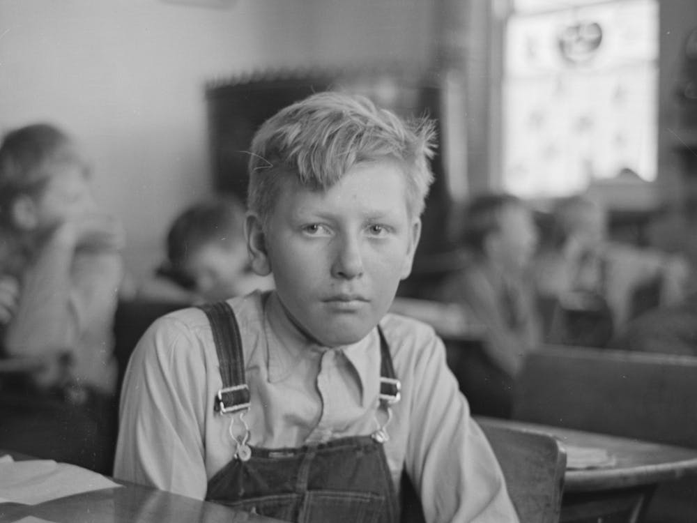 Pupil In Rural School, Williams County, North Dakota By Russell Lee 1