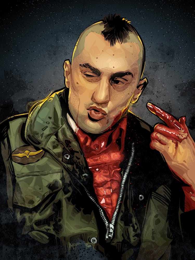 Taxi Driver Blood