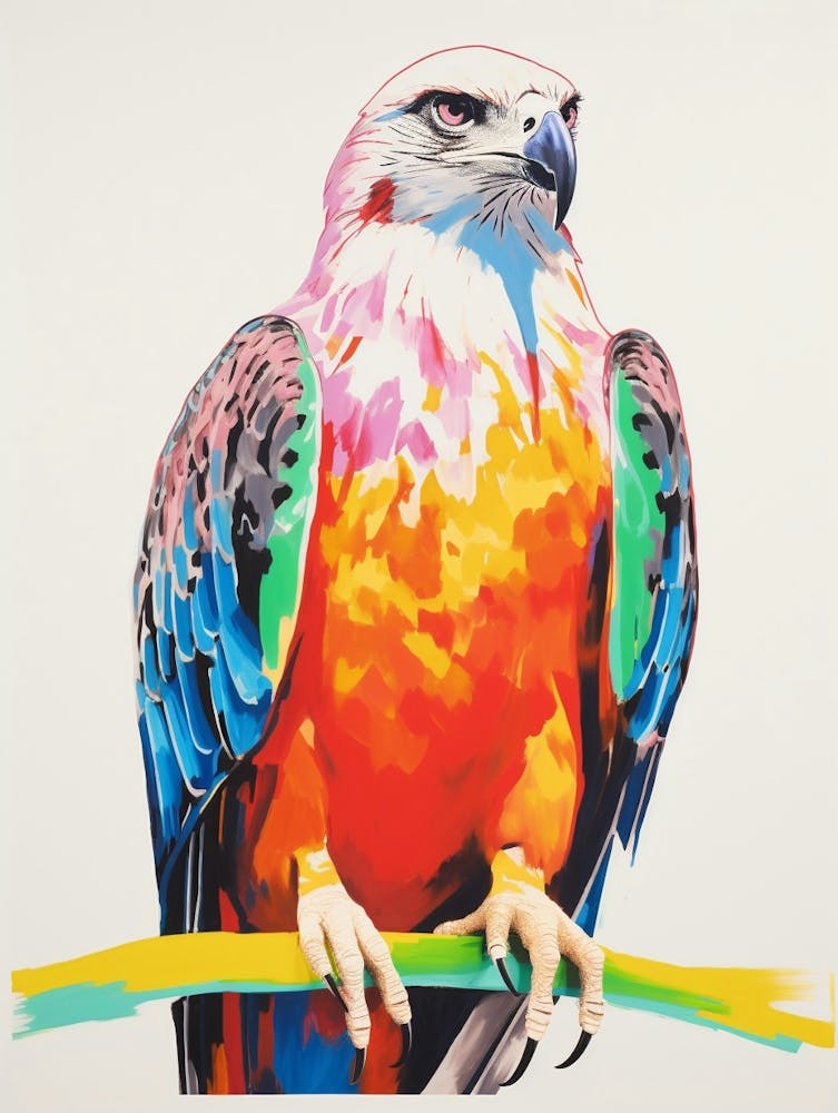 Colourful Bird Painting Osprey 3