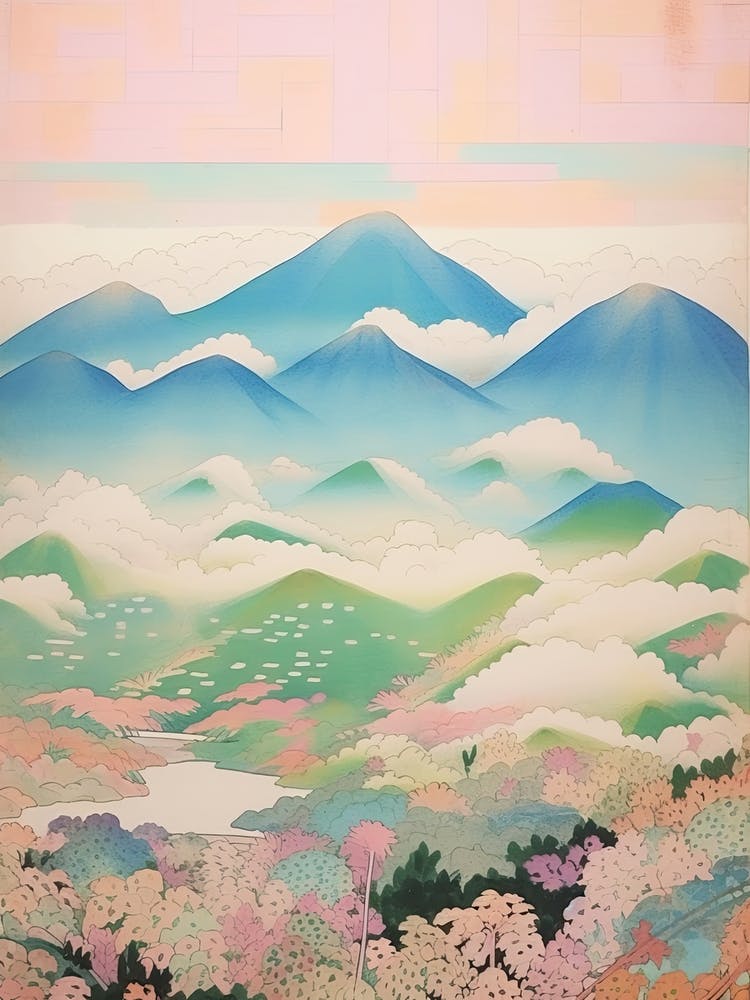 Mount Hakusan In Ishikawa Gifu Fukui, Japanese Landscape 2