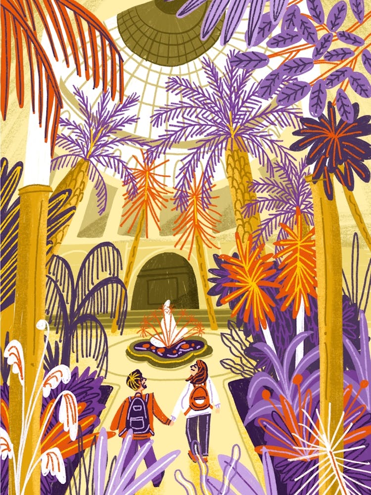 Indoor Garden Illustration