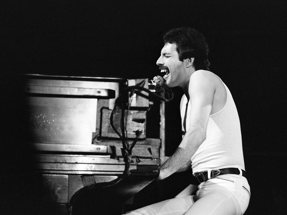 Freddie Performing With Queen, 1980