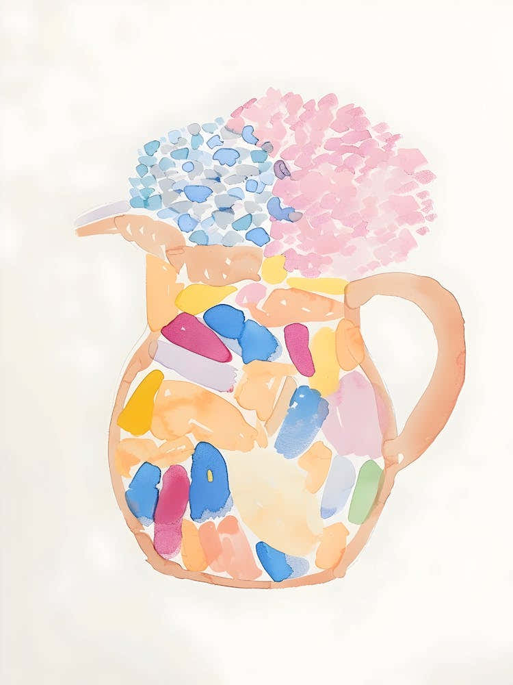 Watercolor Jug