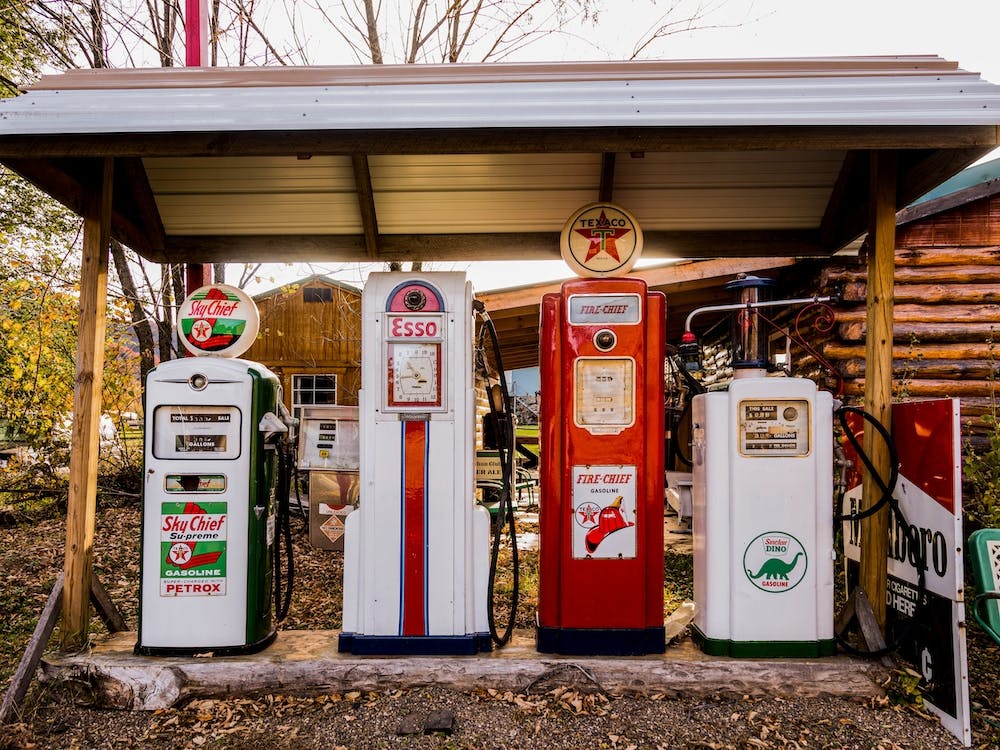 Vintage Gasoline Station West Virginia