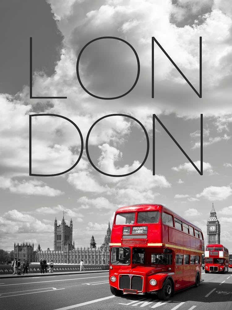 Red Buses In London 1