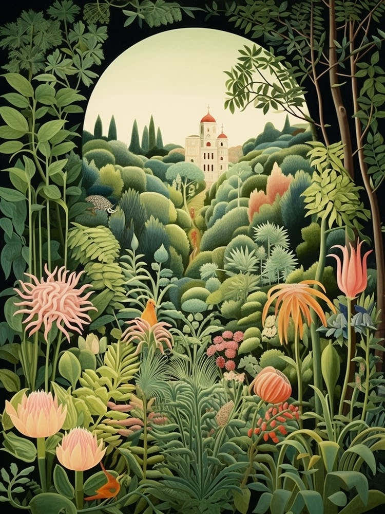 Giardino Botanico Alpino Di Pietra Corva Italy Henri Rousseau Style 2