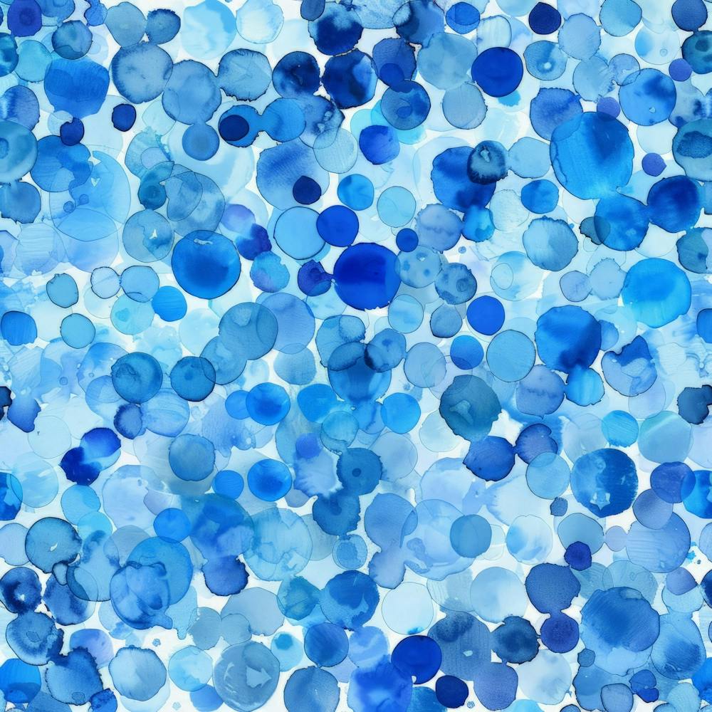 Blue Watercolor Splashes 2