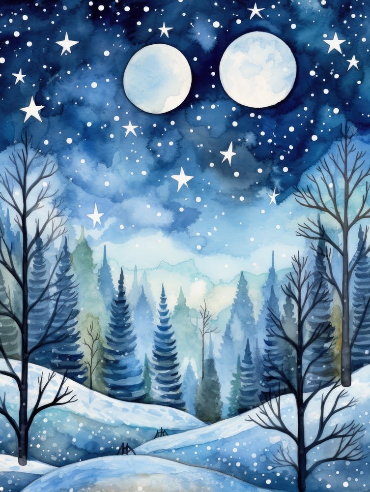 Snowy Winter Landscape