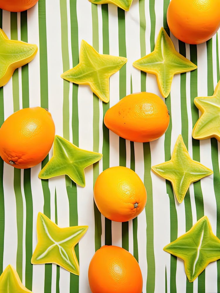 Starfruit Fruit Summer Illustration 2