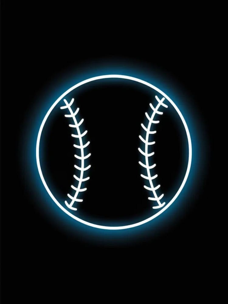 Neon Baseball Ball