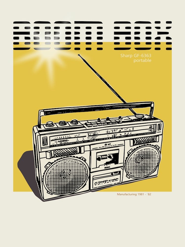 Celebrate The 80s Boombox