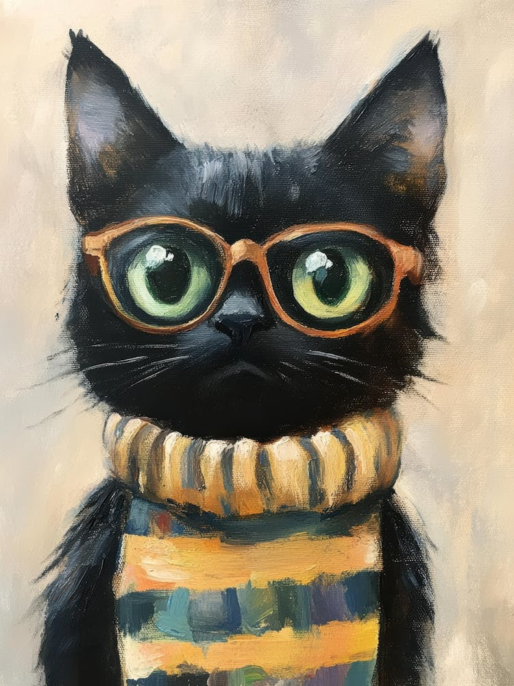 Cat In Glasses 14