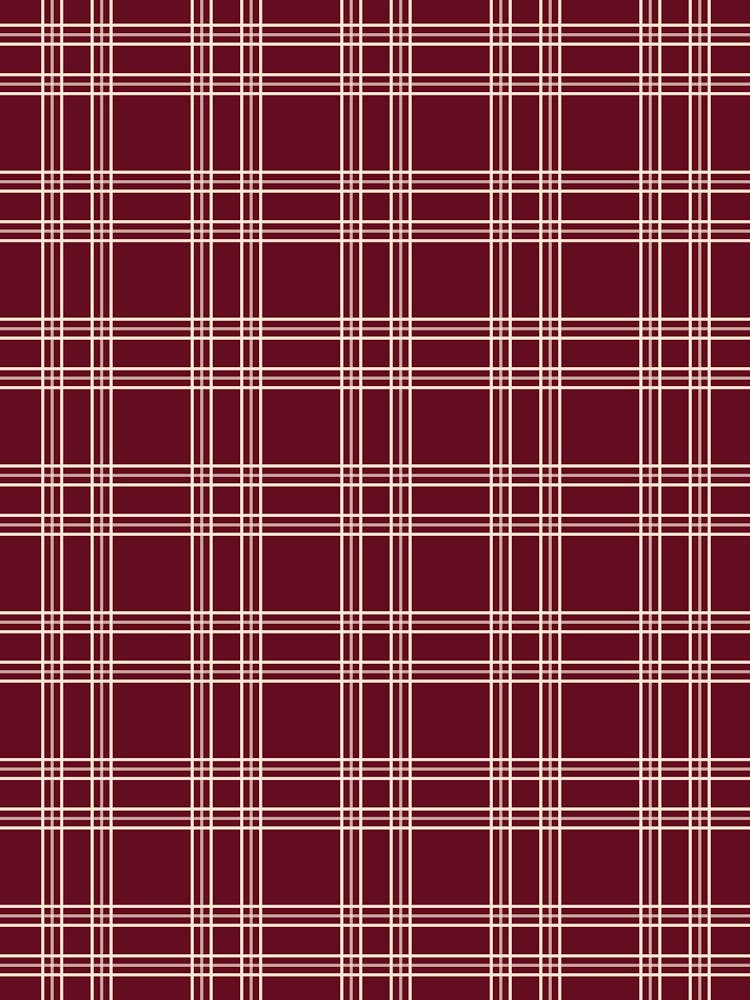Burgundy Gingham