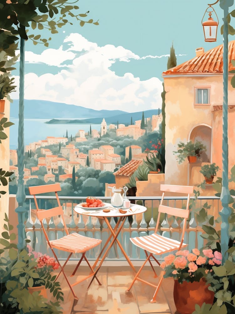 Nice France 3 Illustration