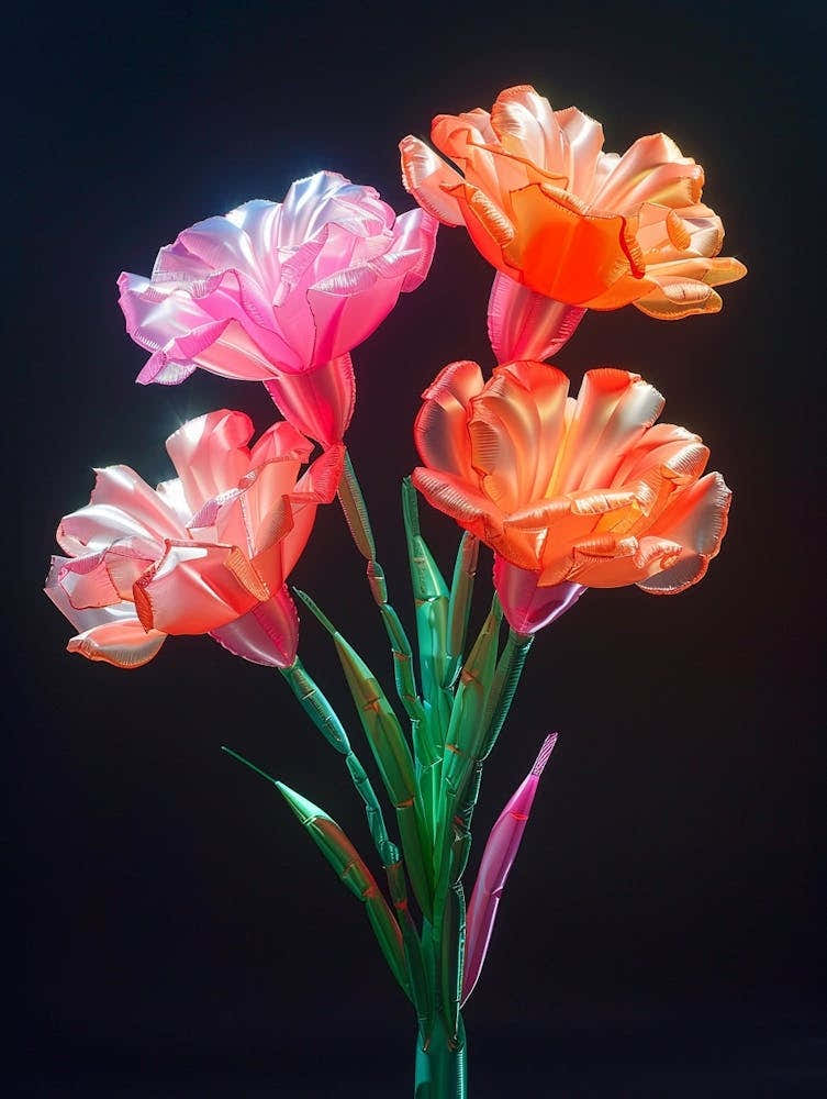 Bright Inflatable Flowers Carnations 5