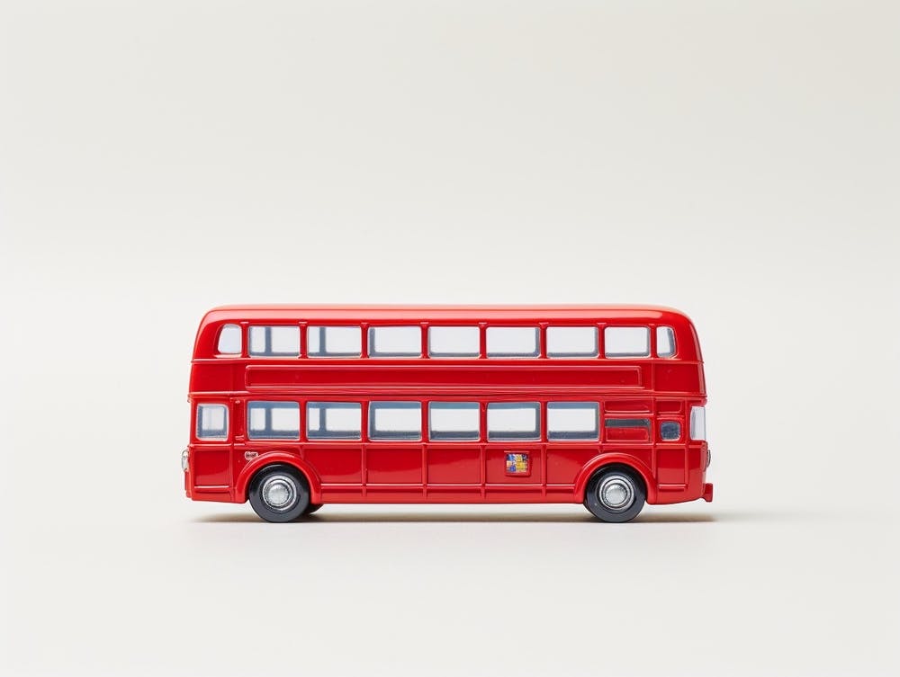 Toy Car Red London Bus