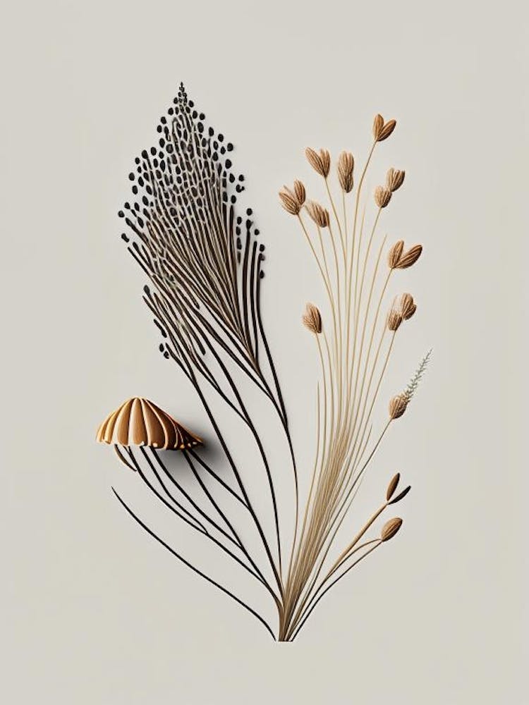 Fennel Seeds Spices And Herbs Retro Minimal 3