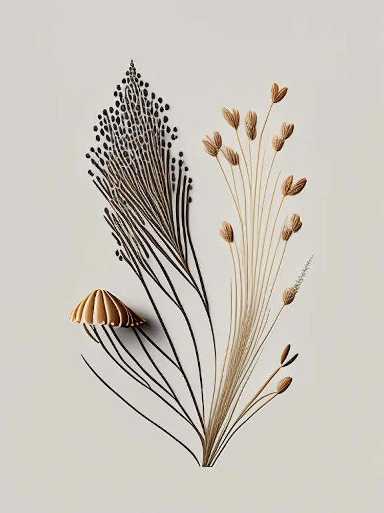 Fennel Seeds Spices And Herbs Retro Minimal 3