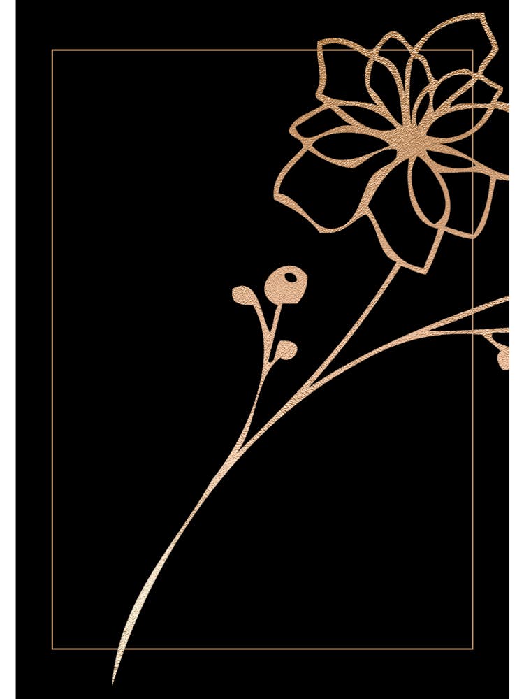 Gold Leaf on Black 7