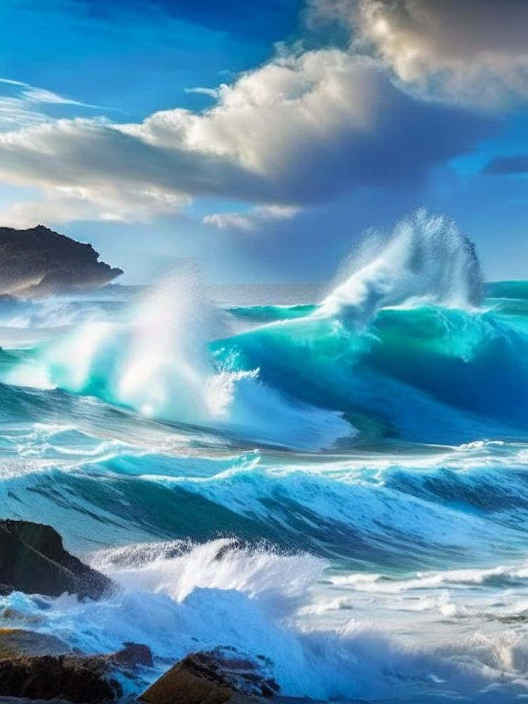 Crashing Waves Landscapes Waterscape Photography 3