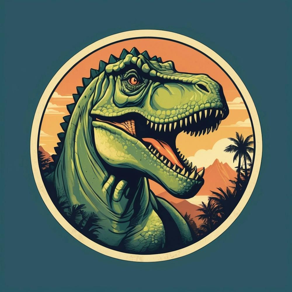 Dinosaur Tyrex Logo
