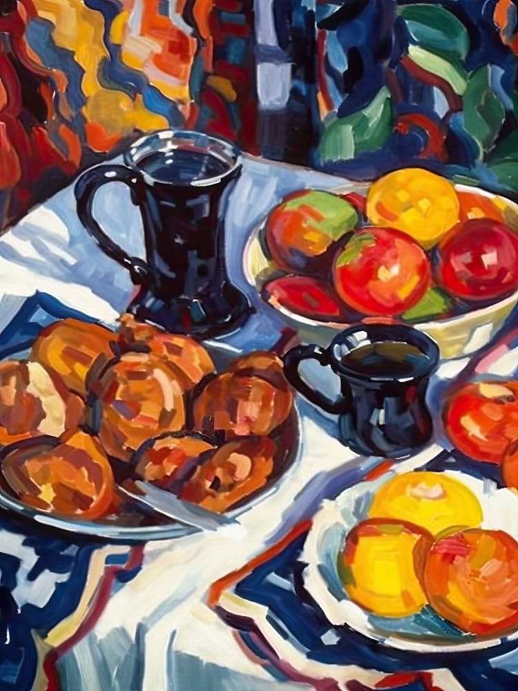 Croissant Painting 2