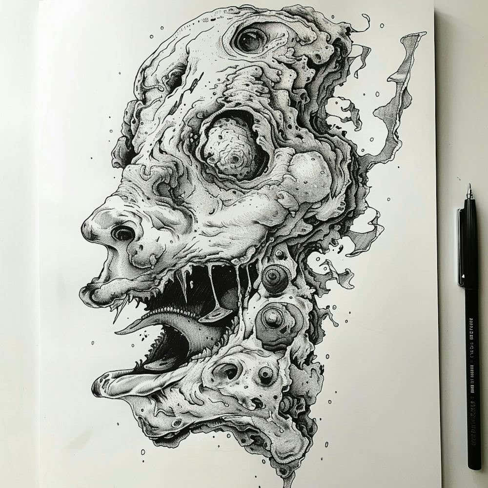Zombie Head 1