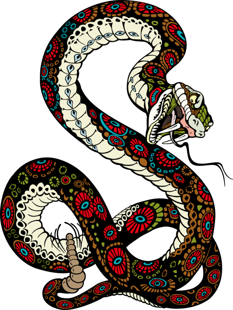 Tiger Snake Lion Illustration Snake Vertebrate Reptile Animal