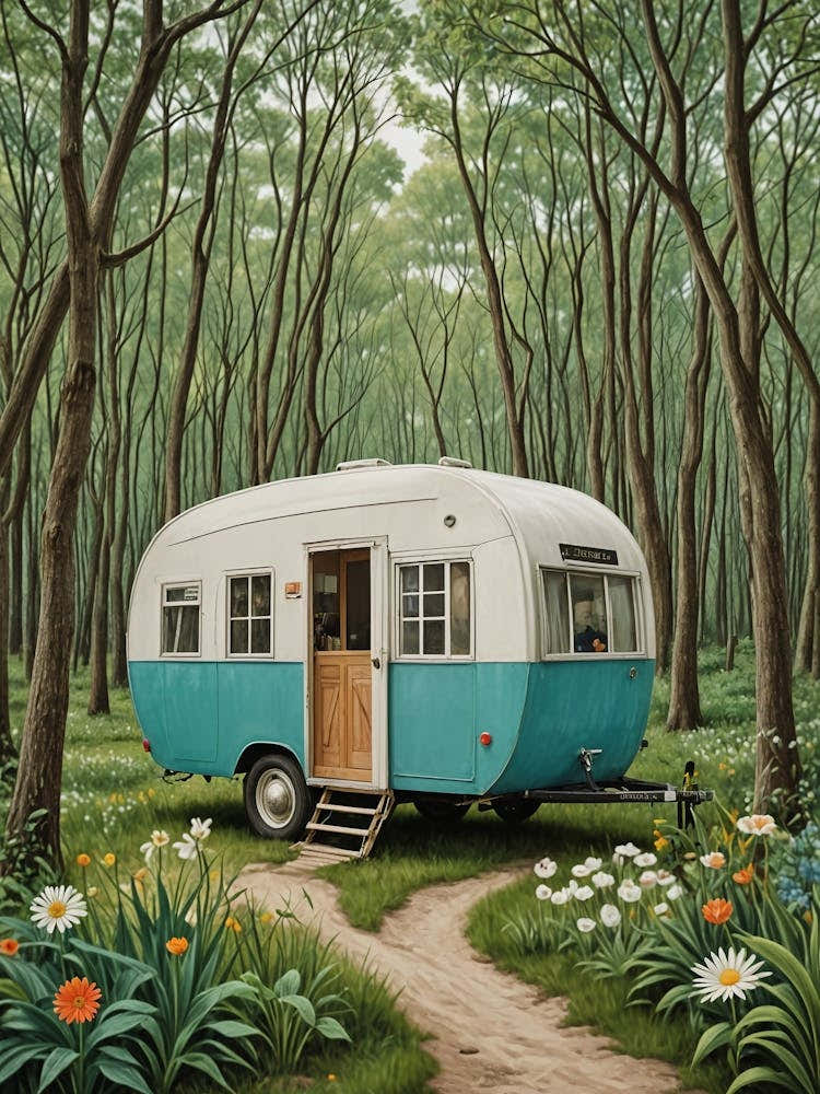 Trailer In The Woods