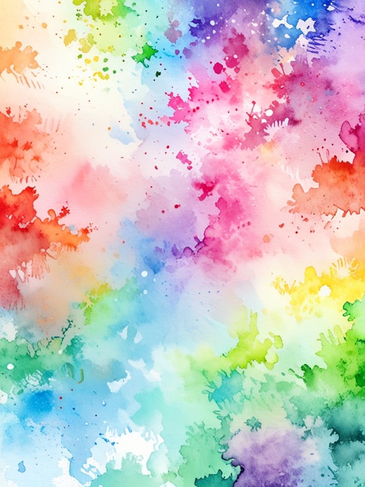 Watercolor Splashes Background 2