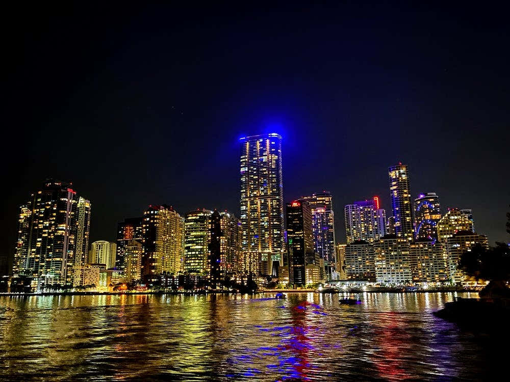Miami Skyline At Night (Miami at Night Series)