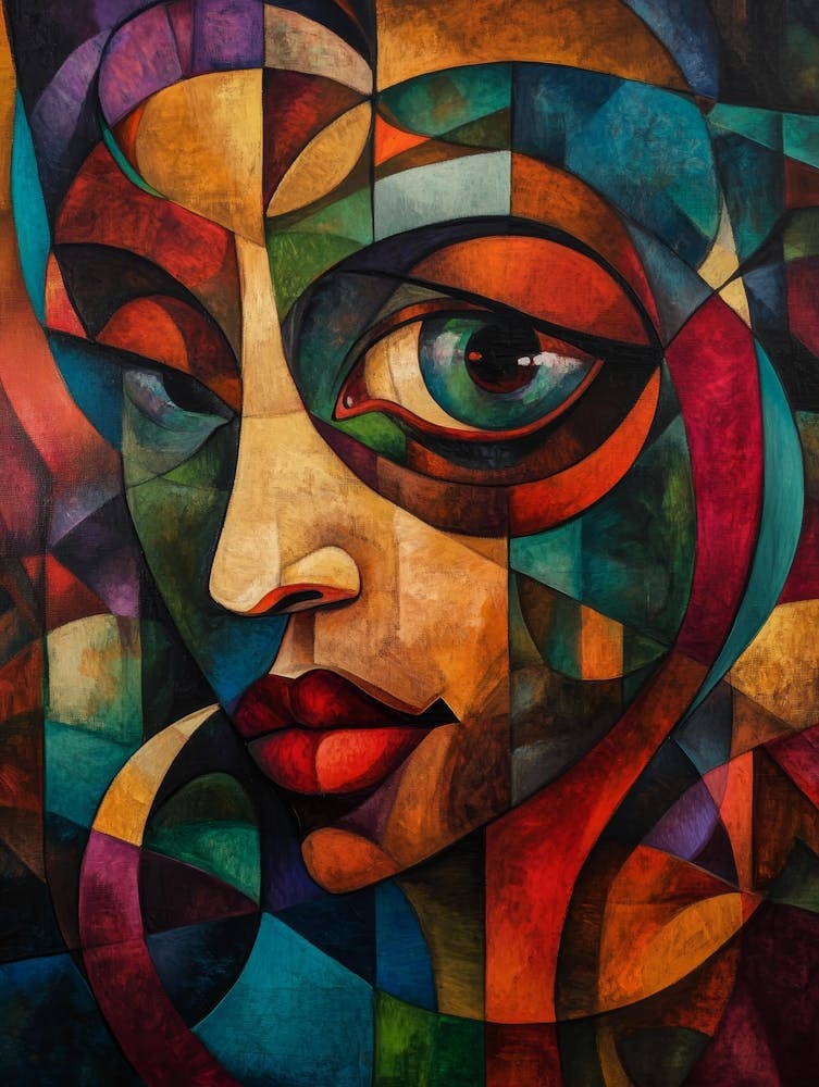 Abstract Portrait Of A Woman 117