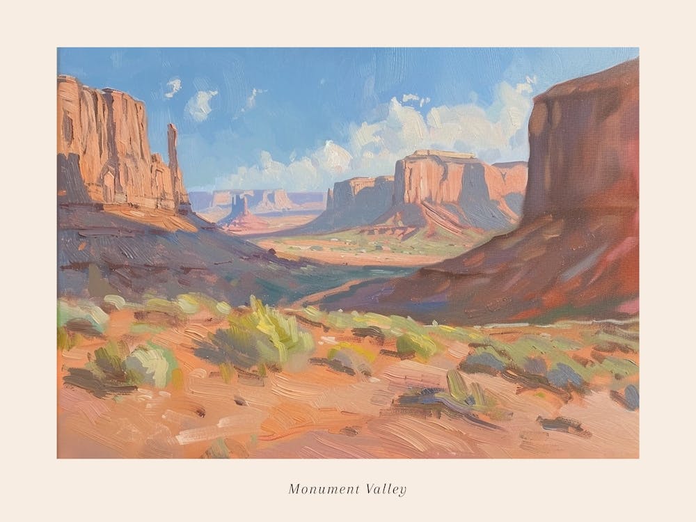 Western Landscapes Monument Valley 2 Poster