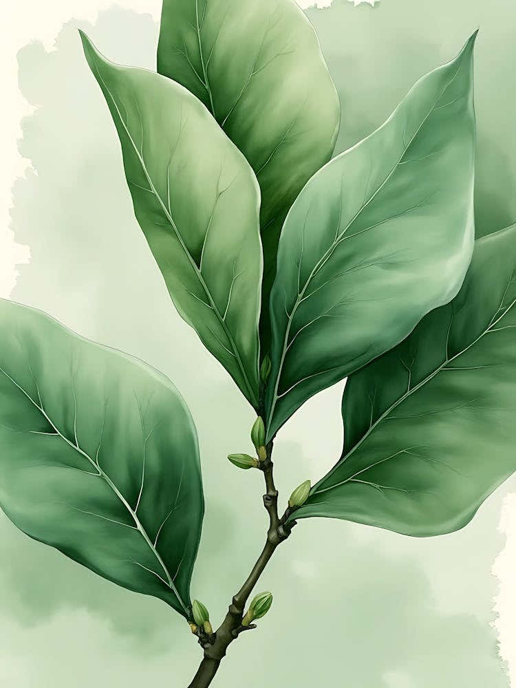 Natural Sage Leaf Stalks