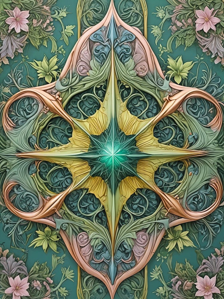 Floral North Star no2