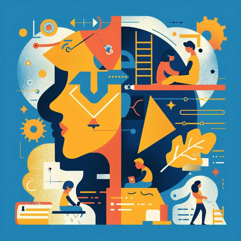 Illustration Of The Human Brain