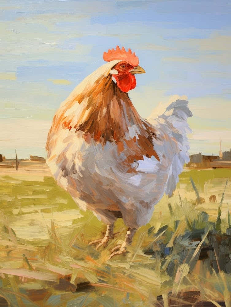 Bird Painting Chicken 2