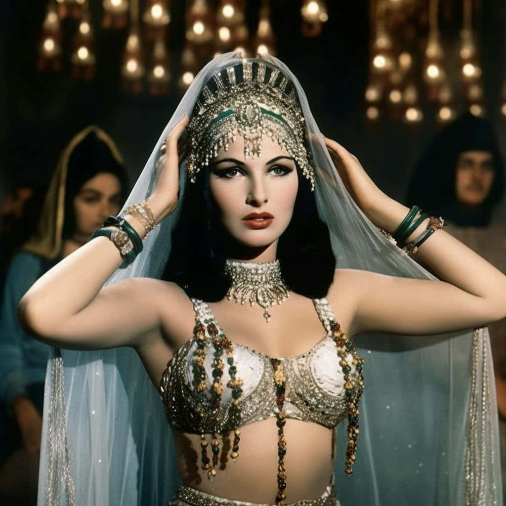 Retro Belly Dancer